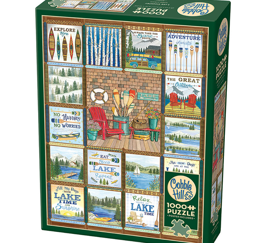 Cobble Hill Lake Country Puzzle 1000pcs