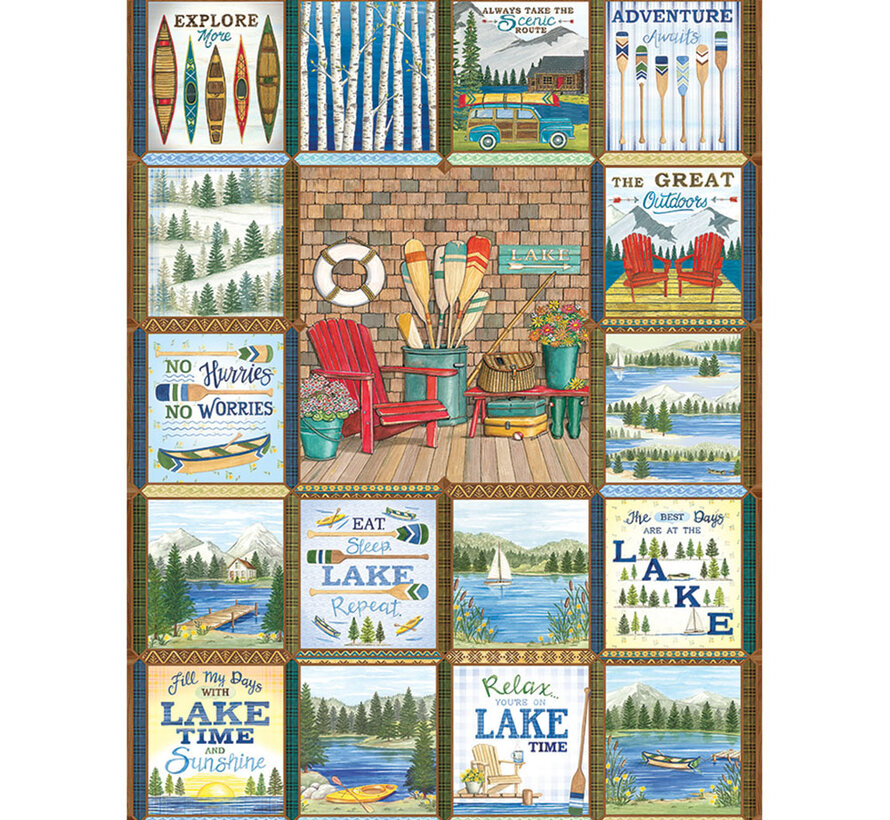Cobble Hill Lake Country Puzzle 1000pcs