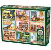Cobble Hill Puzzles Cobble Hill Squirrels at School Puzzle 1000pcs
