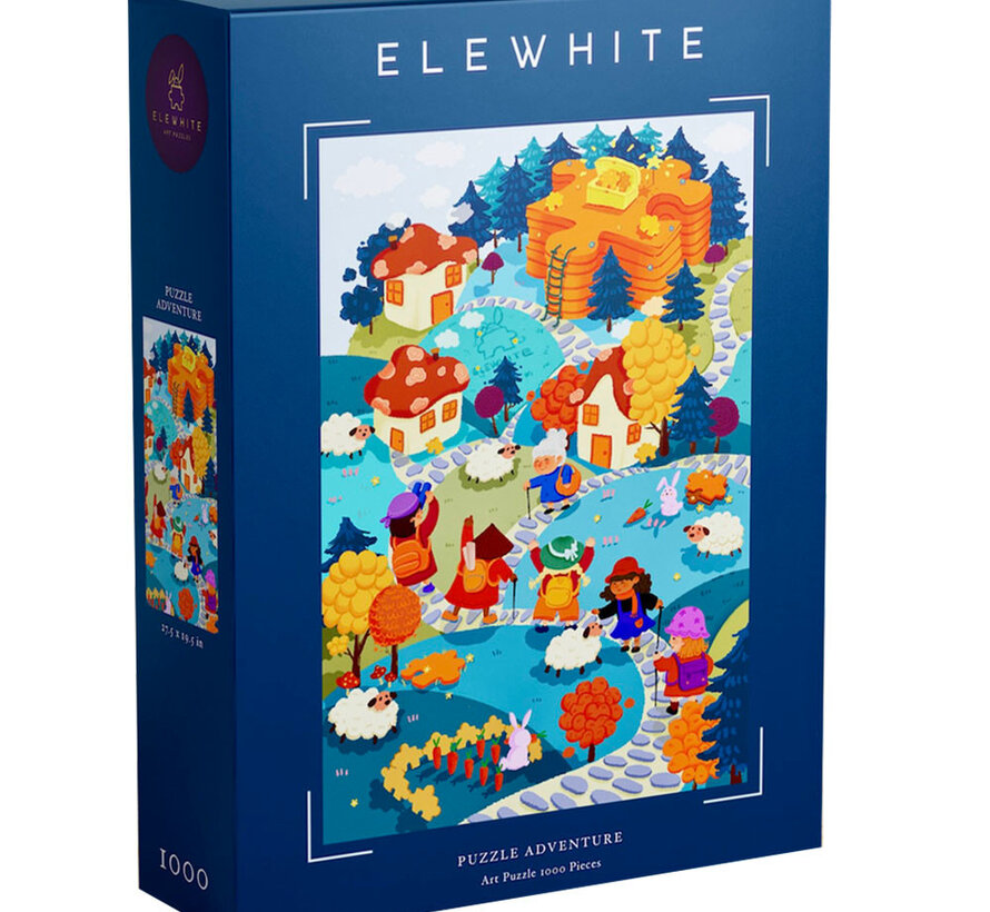 Elewhite Puzzle Adventure Puzzle 1000pcs