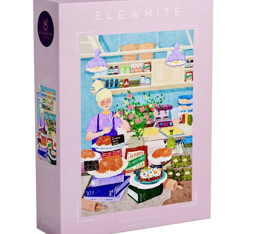 Elewhite Peaceful Sunday Puzzle 1000pcs