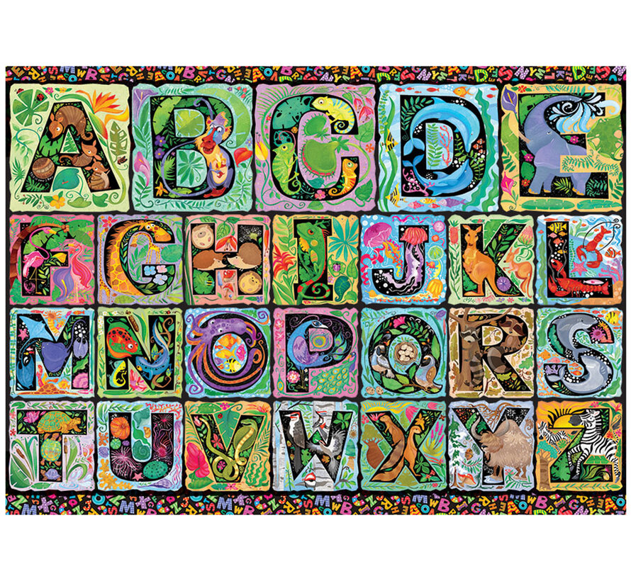 Cobble Hill A to Z Puzzle 500pcs
