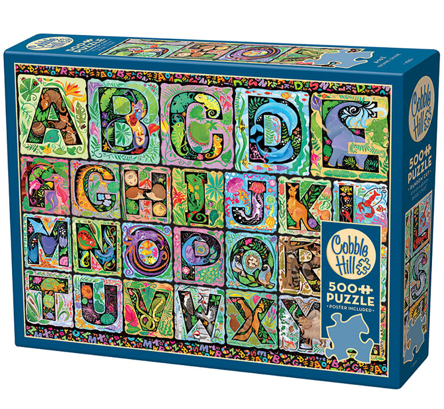 Cobble Hill A to Z Puzzle 500pcs