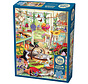Cobble Hill Potting Shed Cats Puzzle 500pcs