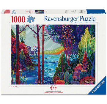 Ravensburger Ravensburger Indigo Forest Puzzle 1000pcs Canadian JPA Nationals 2025 Teams Division Qualifer 2 ARTIST SIGNED COPY