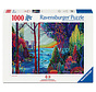 Ravensburger Indigo Forest Puzzle 1000pcs Canadian JPA Nationals 2025 Teams Division Qualifer 2 ARTIST SIGNED COPY
