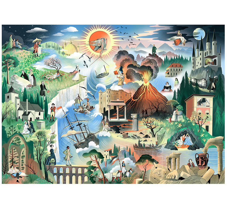 Laurence King The World of the Romantics Puzzle 1000pcs