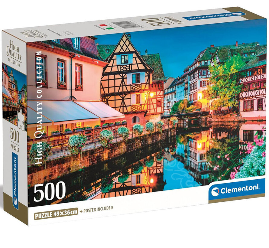 Clementoni Strasbourg Old Town Puzzle 500pcs