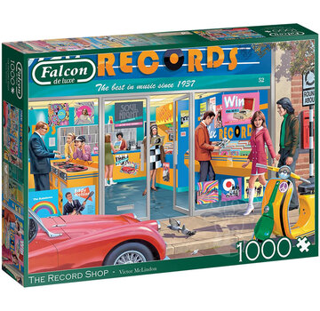 Falcon Falcon The Record Shop Puzzle 1000pcs - ORIGINAL BOX SIZE