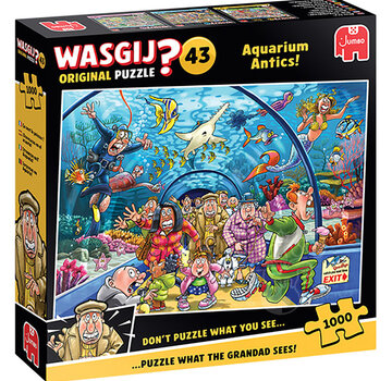 Jumbo Jumbo Wasgij Original 43 Aquarium Antics! Puzzle 1000pcs