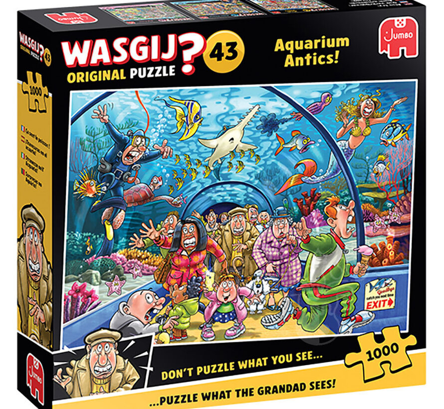 Jumbo Wasgij Original 43 Aquarium Antics! Puzzle 1000pcs