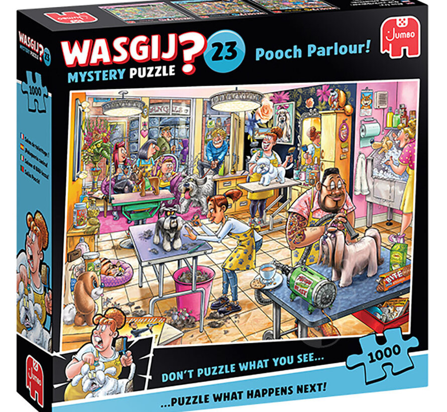 Jumbo Wasgij Mystery 23 Pooch Parlour! Puzzle 1000pcs
