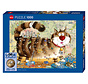 Heye Look Closely!: At The Cat Puzzle 1000pcs