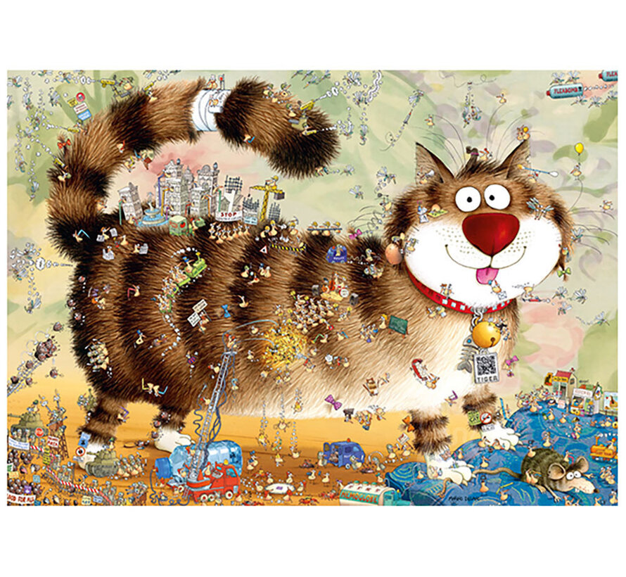 Heye Look Closely!: At The Cat Puzzle 1000pcs