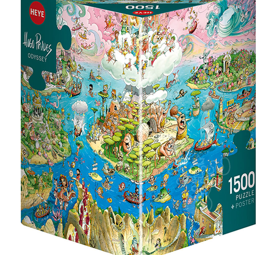 Heye Odyssey Puzzle 1500pcs Triangle Box