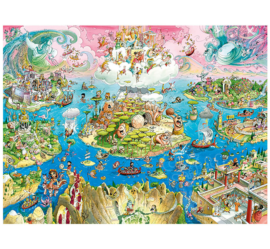 Heye Odyssey Puzzle 1500pcs Triangle Box