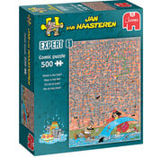 Jumbo Jumbo Jan van Haasteren - Expert 05 Where's the Leak? Puzzle 500pcs - ORIGINAL BOX SIZE