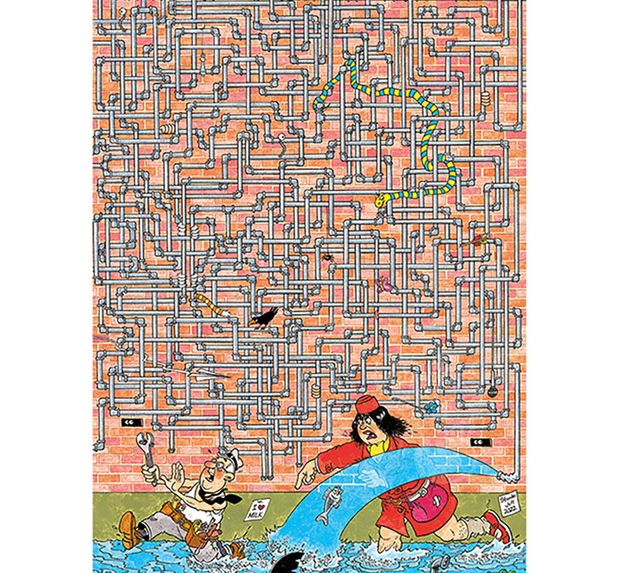 Jumbo Jan van Haasteren - Expert 05 Where's the Leak? Puzzle 500pcs - ORIGINAL BOX SIZE