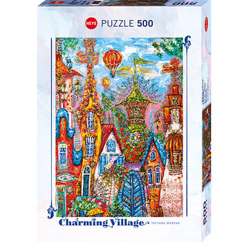 Heye Heye Charming Village: Blue Gate Puzzle 500pcs