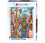 Heye Charming Village: Blue Gate Puzzle 500pcs