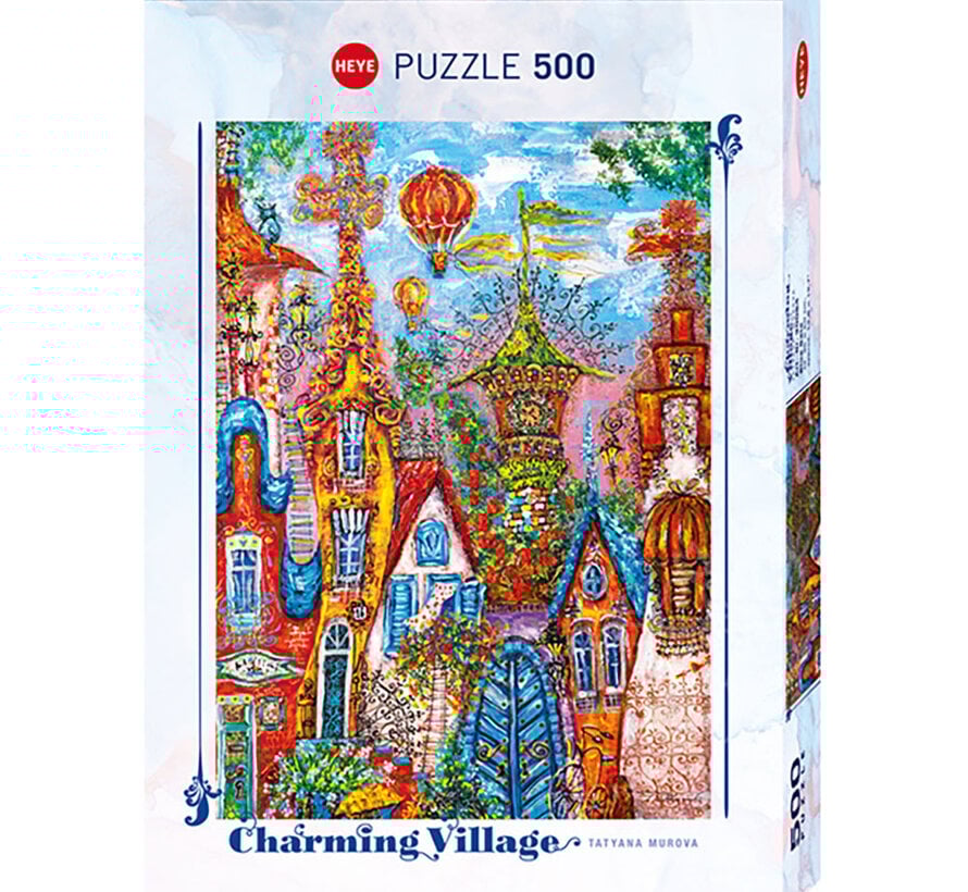 Heye Charming Village: Blue Gate Puzzle 500pcs