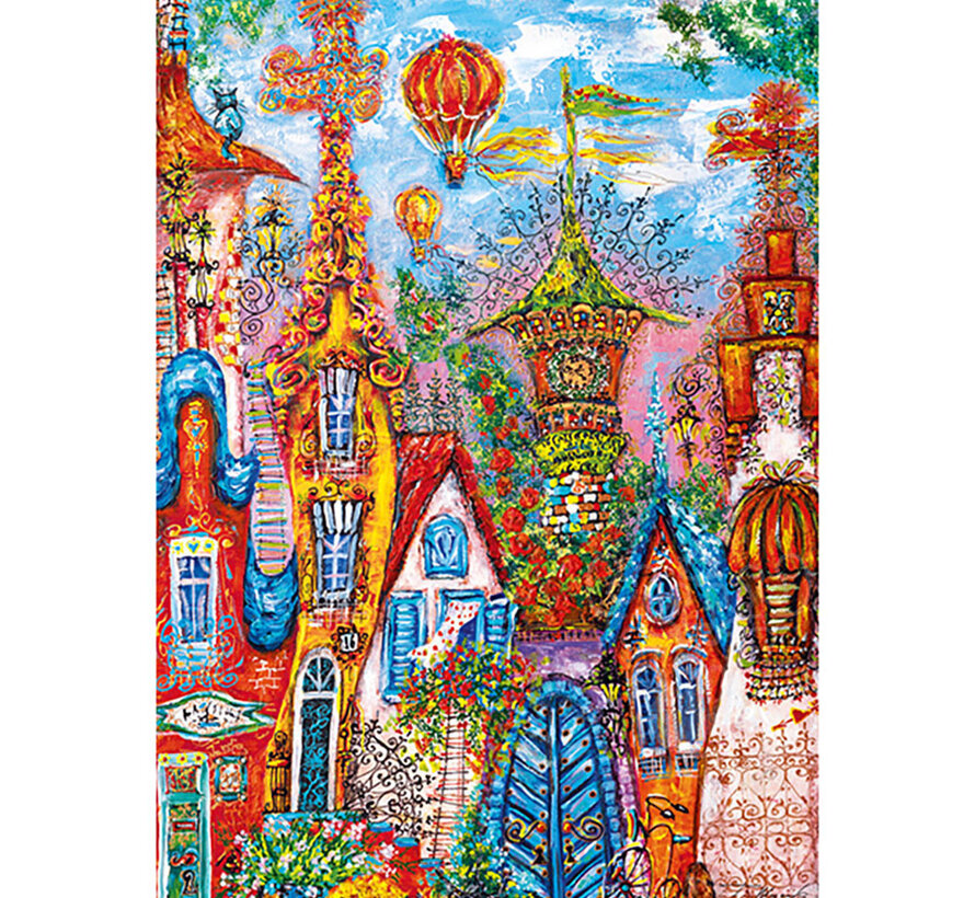 Heye Charming Village: Blue Gate Puzzle 500pcs