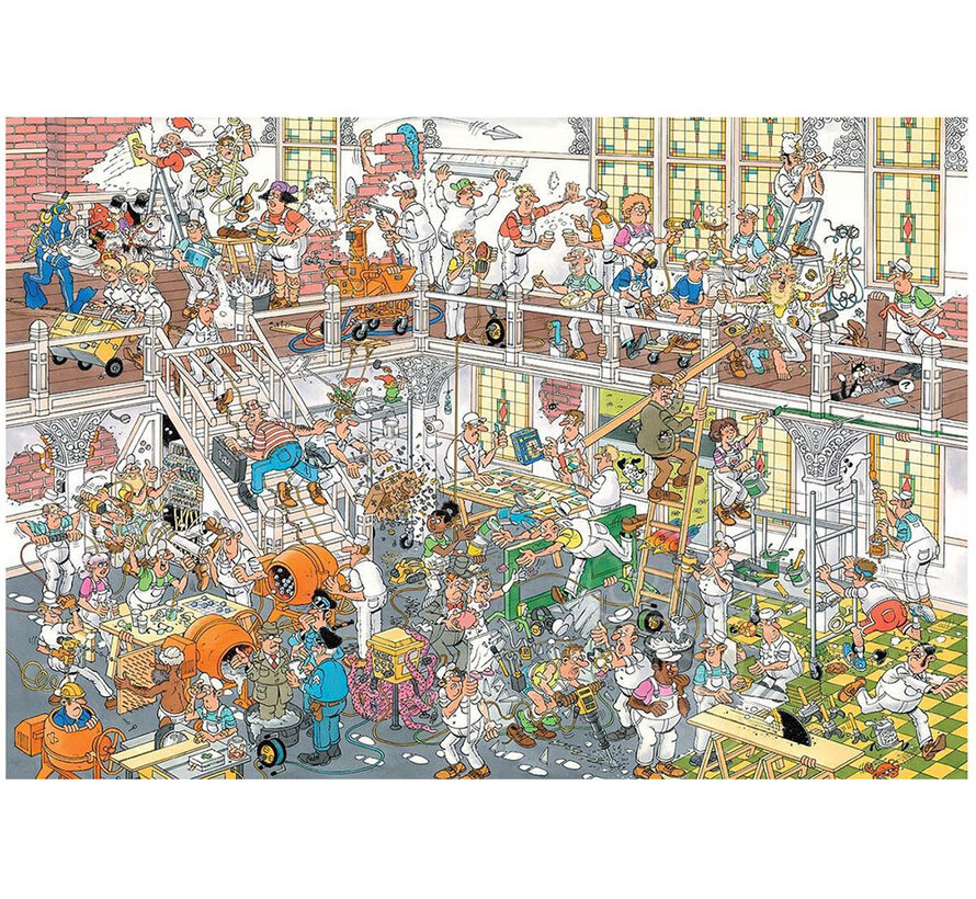 Jumbo Jan van Haasteren - Renovation Project Puzzle 3000pcs