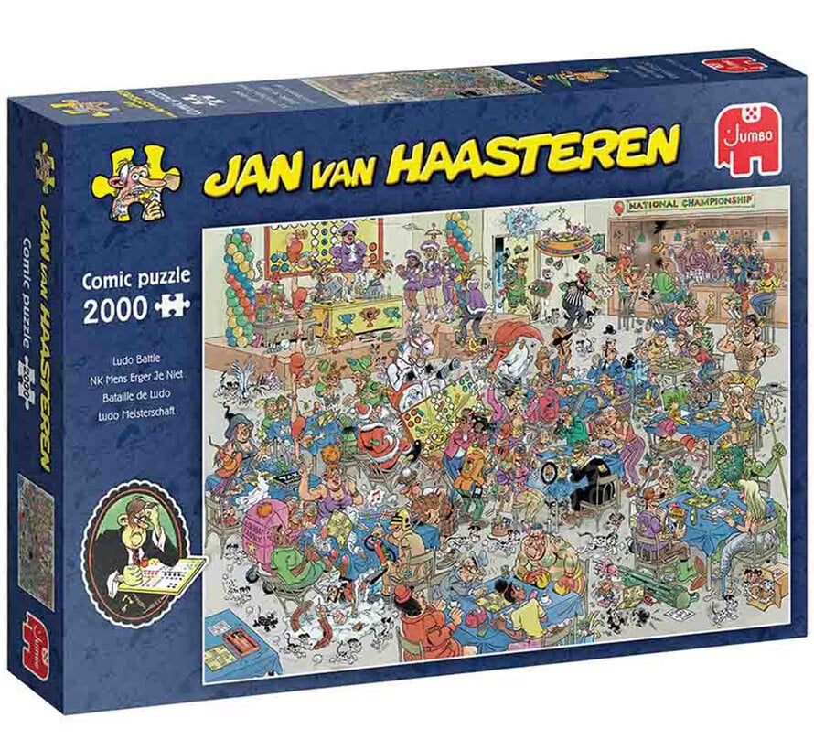 Jumbo Jan van Haasteren - Ludo Battle Puzzle 2000pcs