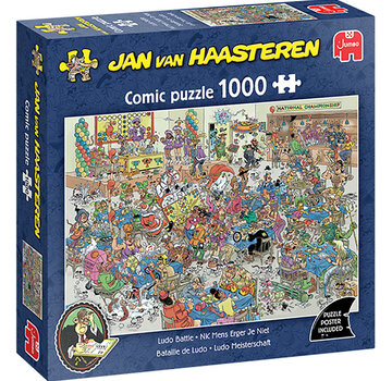 Jumbo Jumbo Jan van Haasteren - Ludo Battle Puzzle 1000pcs
