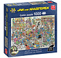Jumbo Jan van Haasteren - Ludo Battle Puzzle 1000pcs