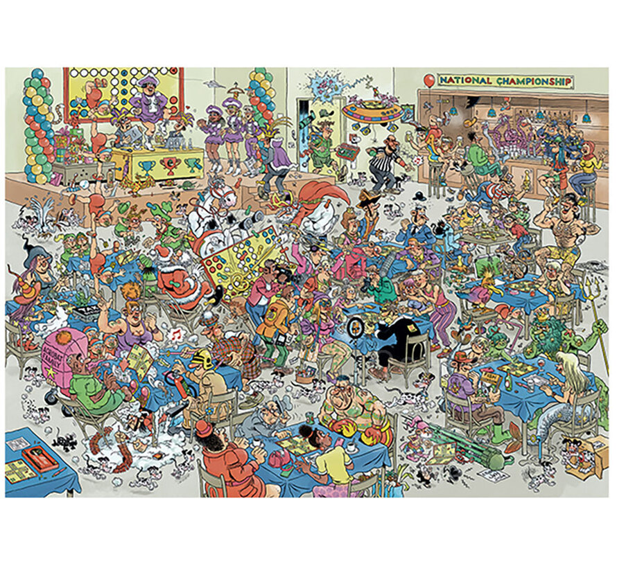 Jumbo Jan van Haasteren - Ludo Battle Puzzle 1000pcs