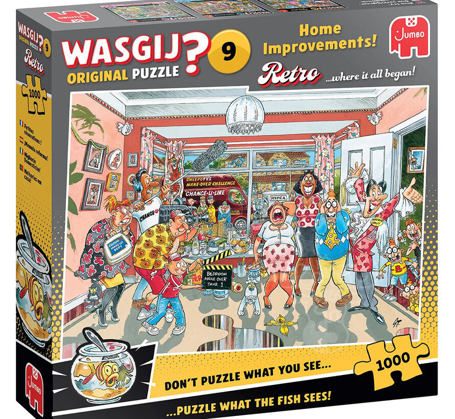 Jumbo Wasgij Original Retro 9 Home Improvements! Puzzle 1000pcs