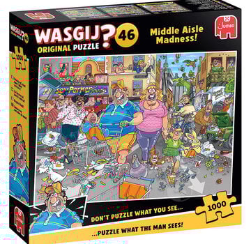 Jumbo Jumbo Wasgij Original 46 Middle Aisle Madness! Puzzle 1000pcs