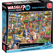 Jumbo Jumbo Wasgij Mystery 28 Feline Frenzy! Puzzle 1000pcs