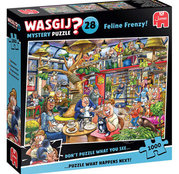 Jumbo Jumbo Wasgij Mystery 28 Feline Frenzy! Puzzle 1000pcs