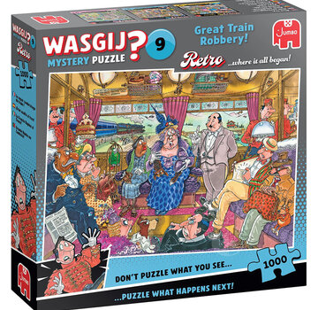 Jumbo Jumbo Wasgij Mystery Retro 9 Great Train Robbery! Puzzle 1000pcs