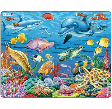 Larsen Puzzles Larsen Coral Reef Tray Puzzle 35pcs