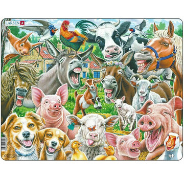 Larsen Puzzles Larsen Happy Farm Tray Puzzle 33pcs