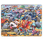 Larsen Monster Truck Race Tray Puzzle 35pcs