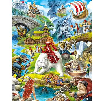 Larsen Puzzles Larsen Fairytales Tray Puzzle 30pcs