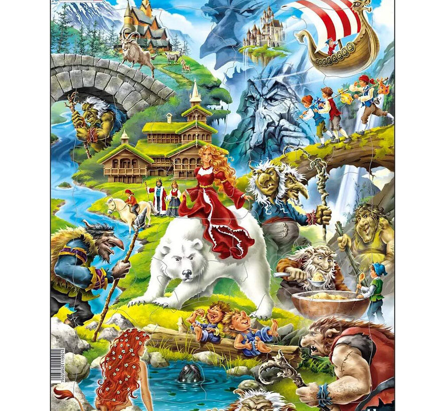 Larsen Fairytales Tray Puzzle 30pcs