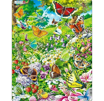 Larsen Puzzles Larsen Butterflies Tray Puzzle 42pcs