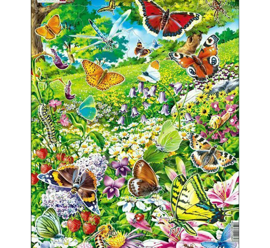 Larsen Butterflies Tray Puzzle 42pcs