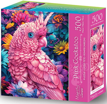 Springbok Majestic by Springbok Pink Cockatoo Puzzle 500pcs