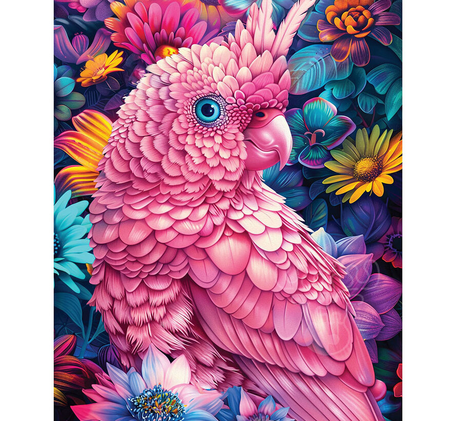 Majestic by Springbok Pink Cockatoo Puzzle 500pcs