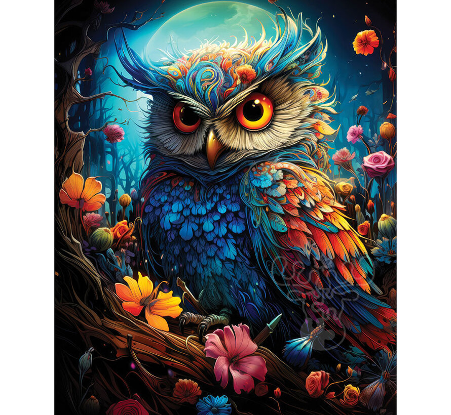 Majestic by Springbok Owl Hallow Puzzle 500pcs