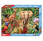 Springbok Jungle Animal Mashup Puzzle 500pcs