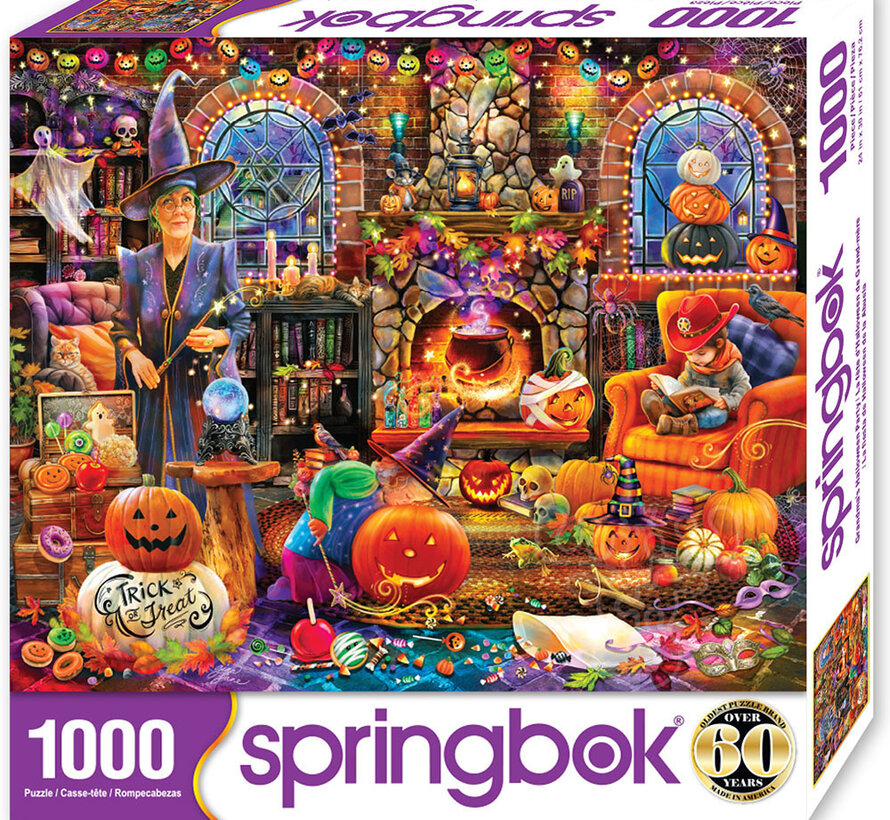 Springbok Grandma's Halloween Party Puzzle 1000pcs Limited Release