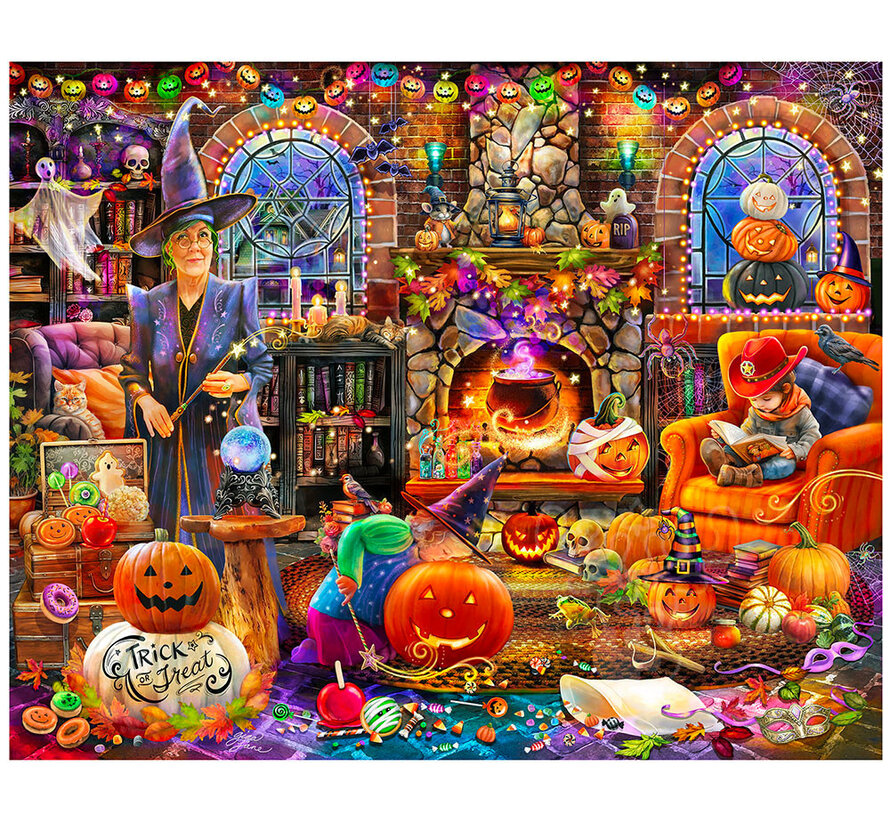 Springbok Grandma's Halloween Party Puzzle 1000pcs Limited Release