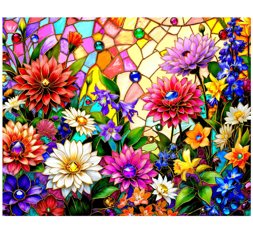 Springbok Summer Flower Garden Puzzle 1000pcs Limited Release